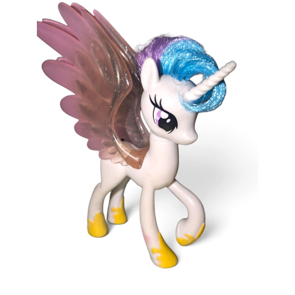 My Little Pony Seaquestria Princess Celestia Midnight Canterlot Brushable RARE